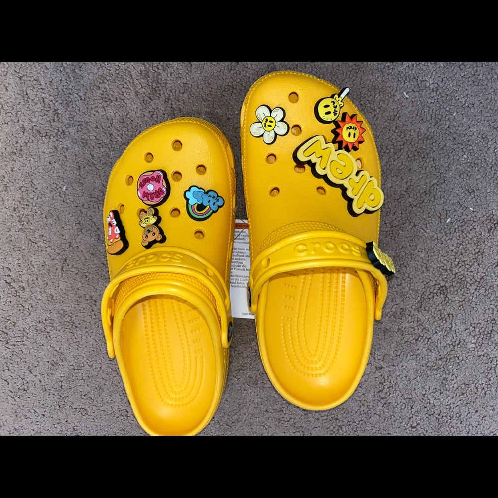 Justin Bieber x Drew Crocs